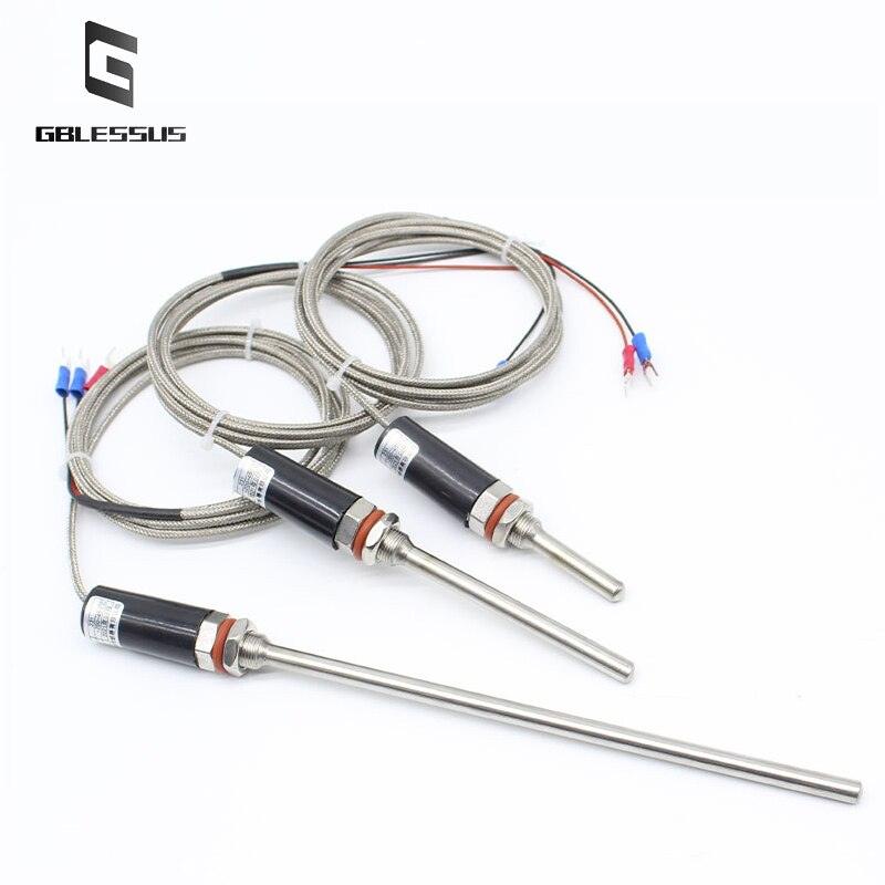 Barra de temperatura termopar tipo K/E, Sensor Pt100, platino, resistencia térmica, resistente al agua