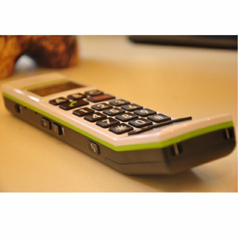 DECT Big Button Cordless Fixed Telephone With Big Screen Call ID Handsfree Wireless Fixed Phone For Home Hotel Elderly