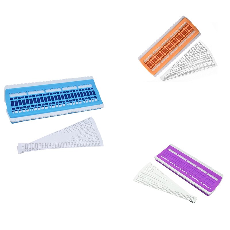 50 Positions Embroidery Floss Organizer, 15P Replaceable Paper Card, Cross Stitch Thread Floss Holder