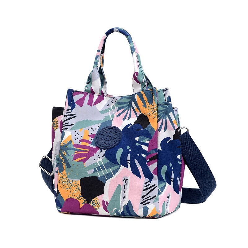 Small Nylon bag women Waterproof handbag Lady casual High capacity shoulder bag lunch messenger bag: 01