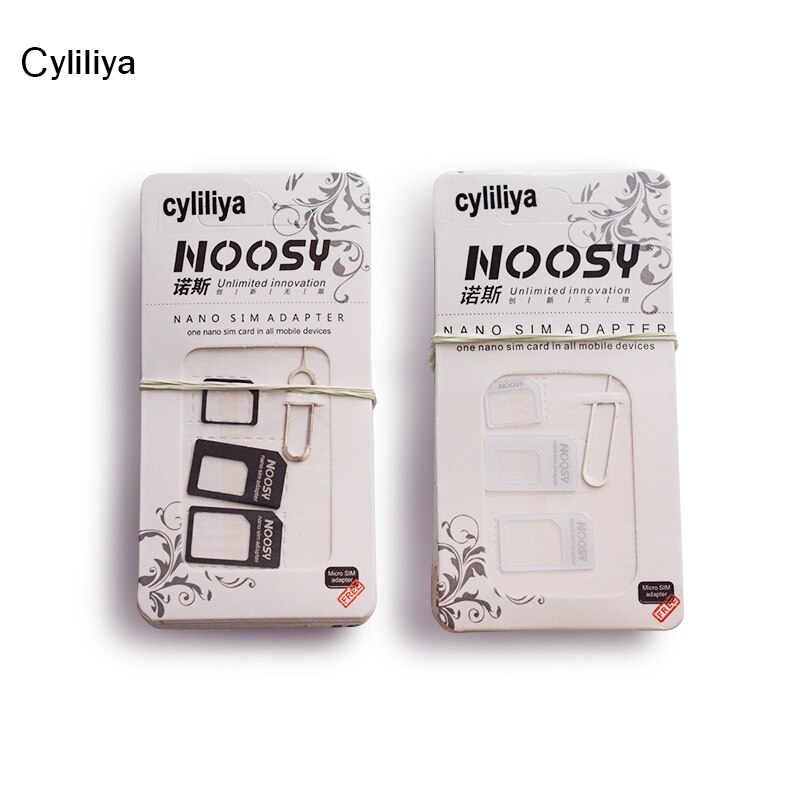 Noosy – lot de 300 cartes Nano Sim 4 en 1, adaptateur de carte Micro Sim, adaptateur de carte SIM Standard avec éjection, pour Iphone samsung