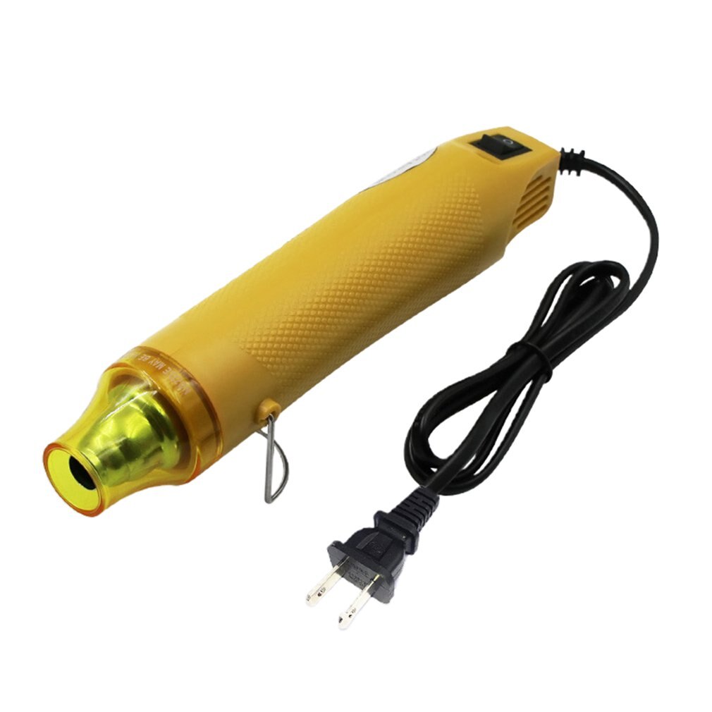 110V/220V Air Gun Thermal Heat Gun Handheld Heat Shrinkable Film DIY Embossing Electric Power Tool EU/US Plug Air Gun: US plug / yellow
