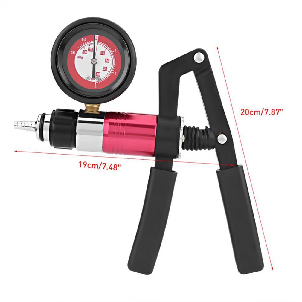 Multifunctional Hand Held Vacuum and Pressure Pump Tester Kit Brake Bleeder Complete Set for Car test vehicle settings