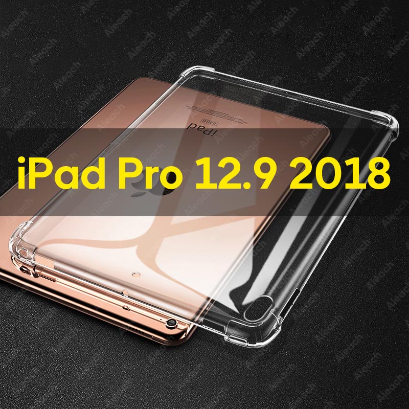 Nano Shockproof Silicone Case For iPad Pro 11 12.9 10.5 9.7 10.2 Funda For iPad 2 3 4 Mini 5 1 Air 2 3 Case: ipad Pro 12.9 2018