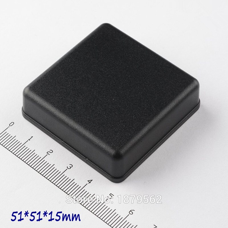[2 colors] 51*51*15mm plastic electronics project box abs plastic junction box small diy led plastic enclosure desktop enclosure