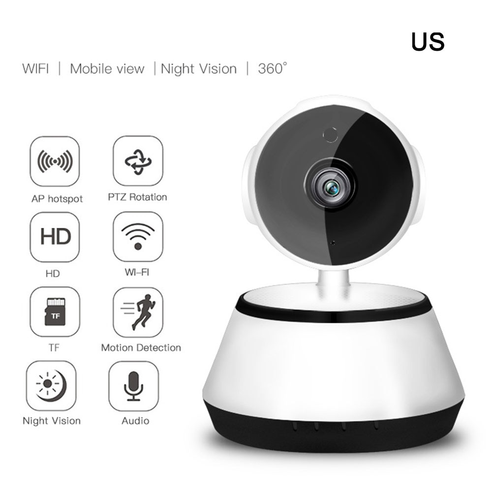 720P Hd Home Security Ip Camera Surveillance Systeem Draadloze Smart Wifi Camera Met Nachtzicht Kantoor Thuis Babyfoon