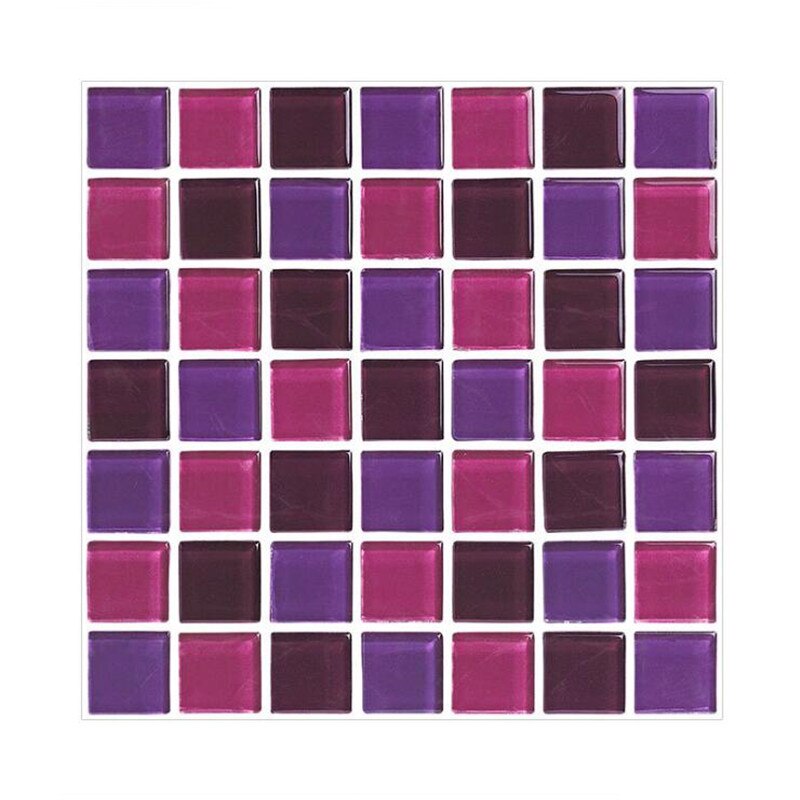 1 Pc 20 Cm/30 Cm Mozaïek Tegel Sticker Waterdicht Muurstickers Badkamer Behang Met Zelfklevende Voor Keuken woonkamer