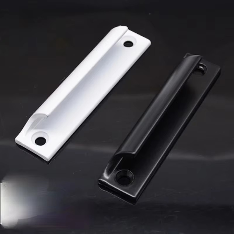 Aluminiumslegering dørhåndtak push-pull balkong gate vindu trekker knott møbler