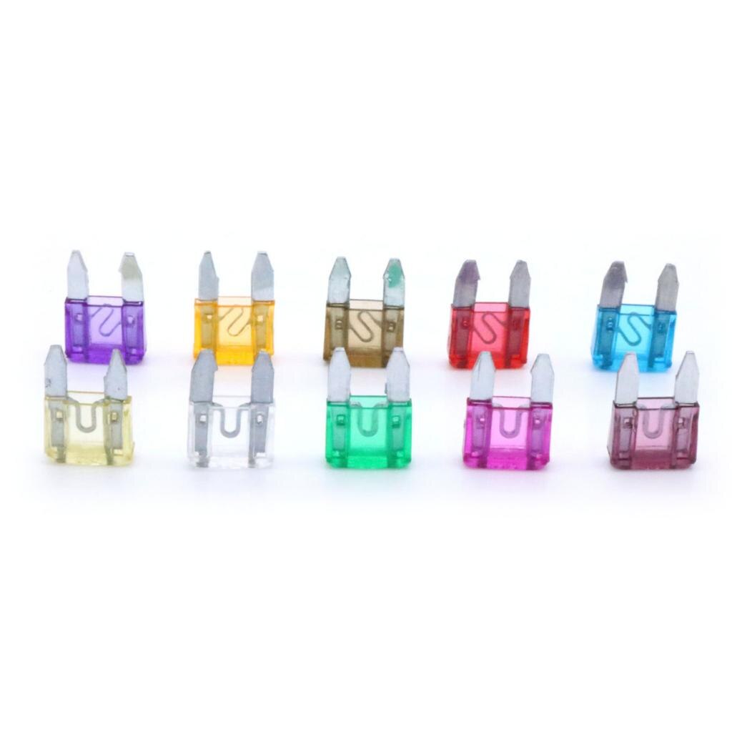 100 stücke Mini Sicherung Sortiment Set Auto Auto Lkw Motorrad Sicherungen Kit