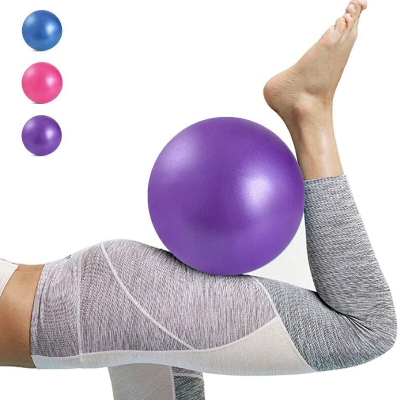 ELOS-25cm Pilates Bal Mini Oefening Bal Slip Ballen Met Opblaasbare Stro Voor Yoga Pilates Exercise Training Gym