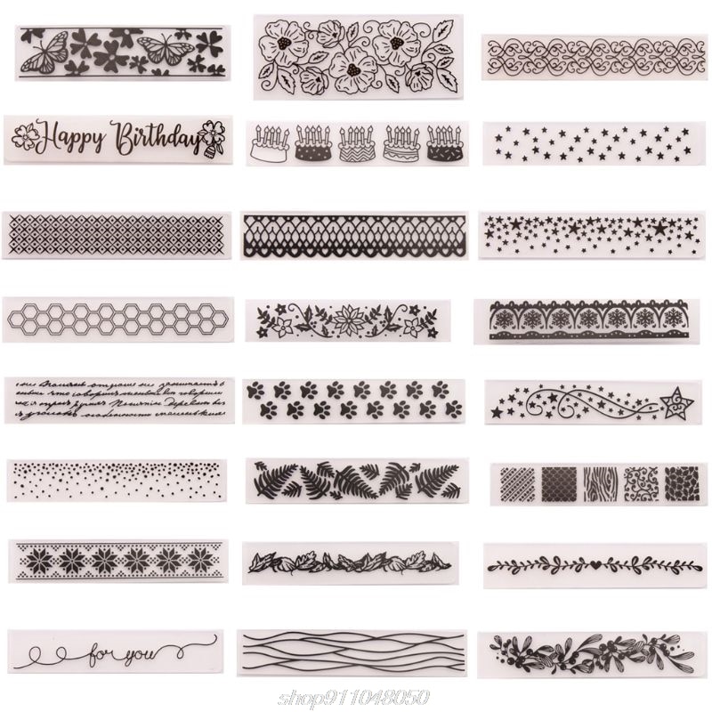 Leaves Plastic Embossing Folder Stencil Template DIY Scrapbook Photo Album Card N23 20