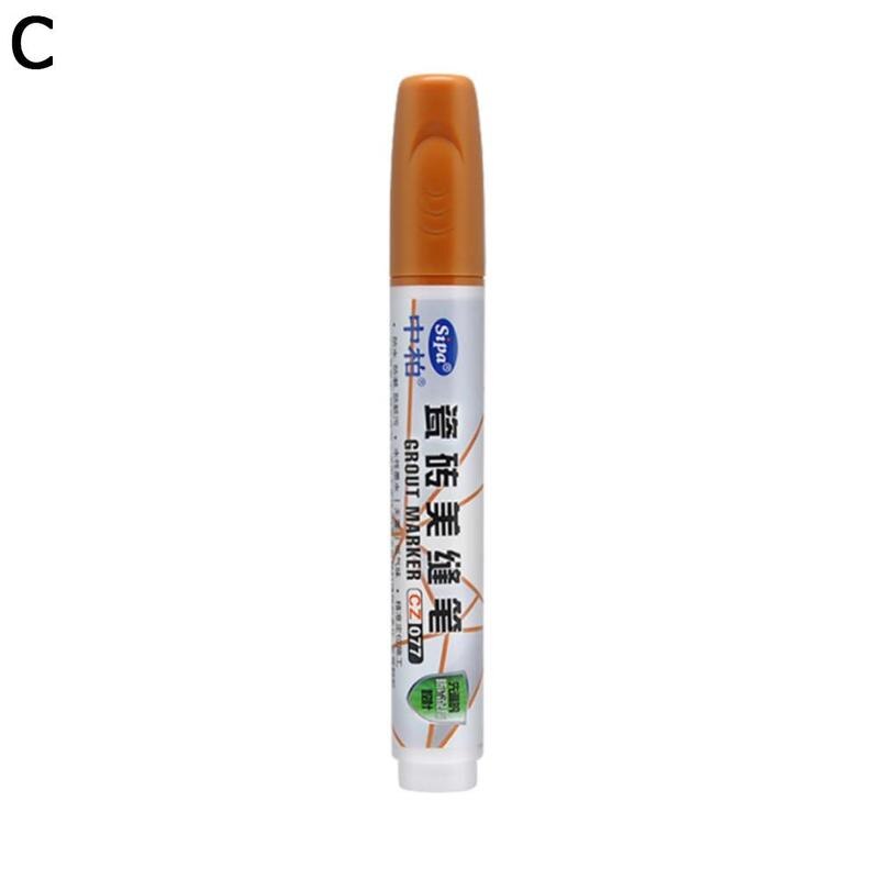 1PC Waterproof Mark Pens Tile Beauty Stitch Pen Tile Repair Pen Seam Reform Wall Glue Aide Porcelain Stitching Agents: yellow