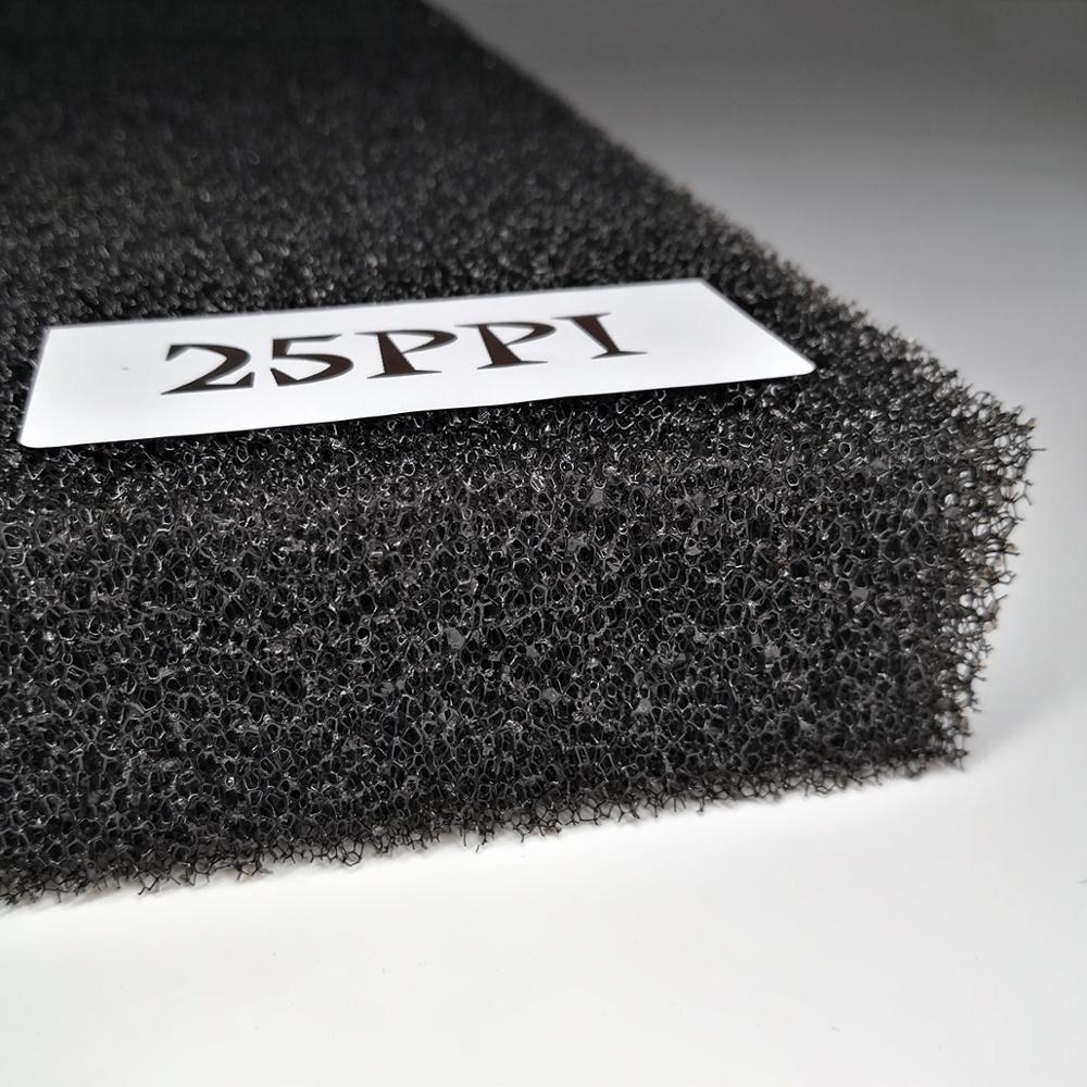 50x50cm Black Filtration Foam 15 25 35 50PPI Biochemical Cotton Filter Aquarium Fish Tank Pond Foam Sponge Filter Long Use Time: 25PPI / 50cmx50cmx3cm