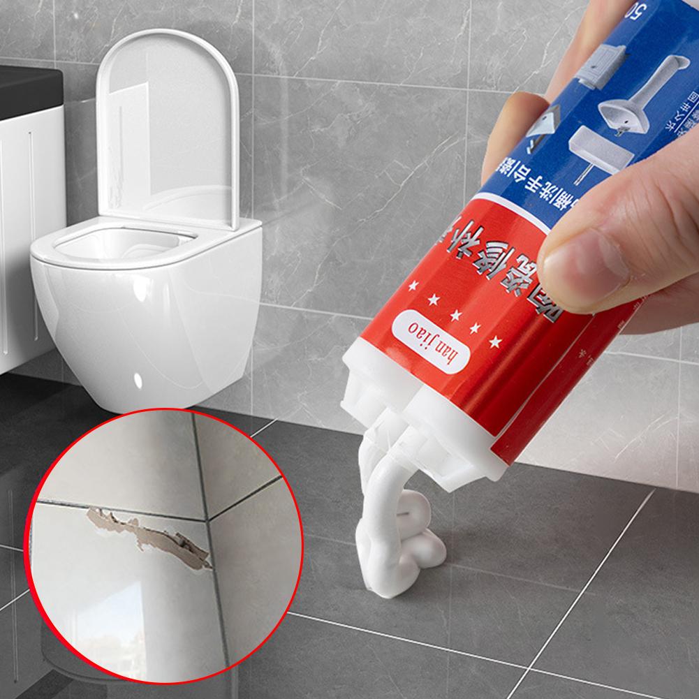 50ml Fliesen und Keramik glasur Reparatur Einfügen Fix Wanne Chips versenken Risse mit Super haftung für Porzellan Keramik Emaille schnell trocknend