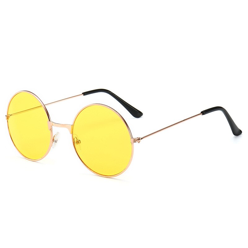 9 Kleuren Auto Retro Vintage Zonnebril Ronde Metalen Zonnebril Mannen Vrouwen Mode Bril Driver Bril