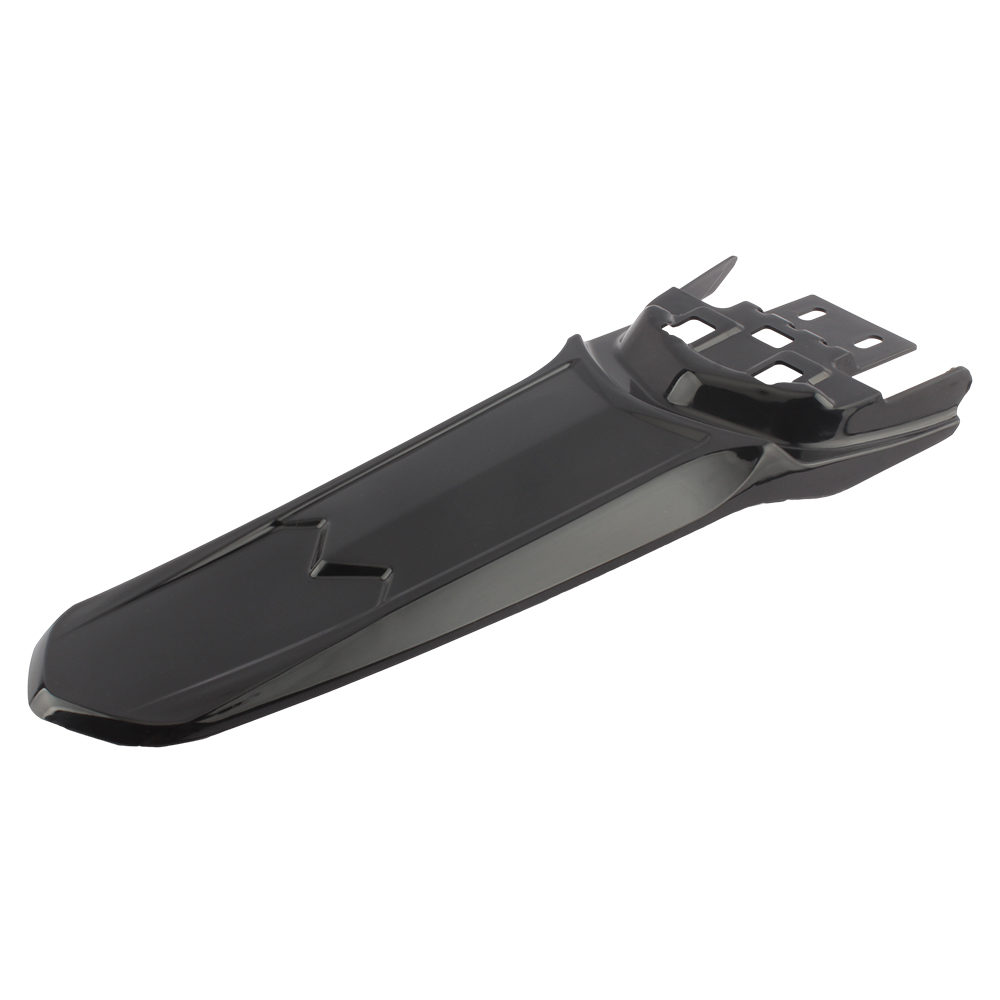 Para accesorios Surron Light Bee X motocicleta guardabarros largo extendido guardabarros trasero Pitbike guardabarros trasero Scooter Enduro Motocross: Negro