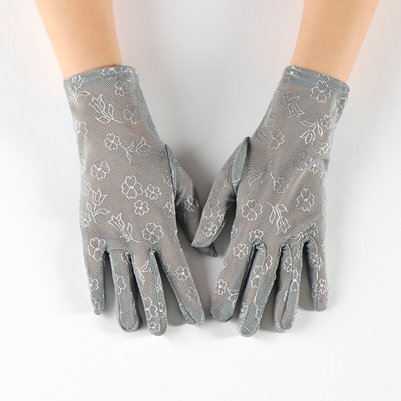 Cheap Princess Gloves For Wending Black Lace Bridal Gloves Ceremonial Sunscreen Women Wedding Accessories Gala Event Gloves Pink