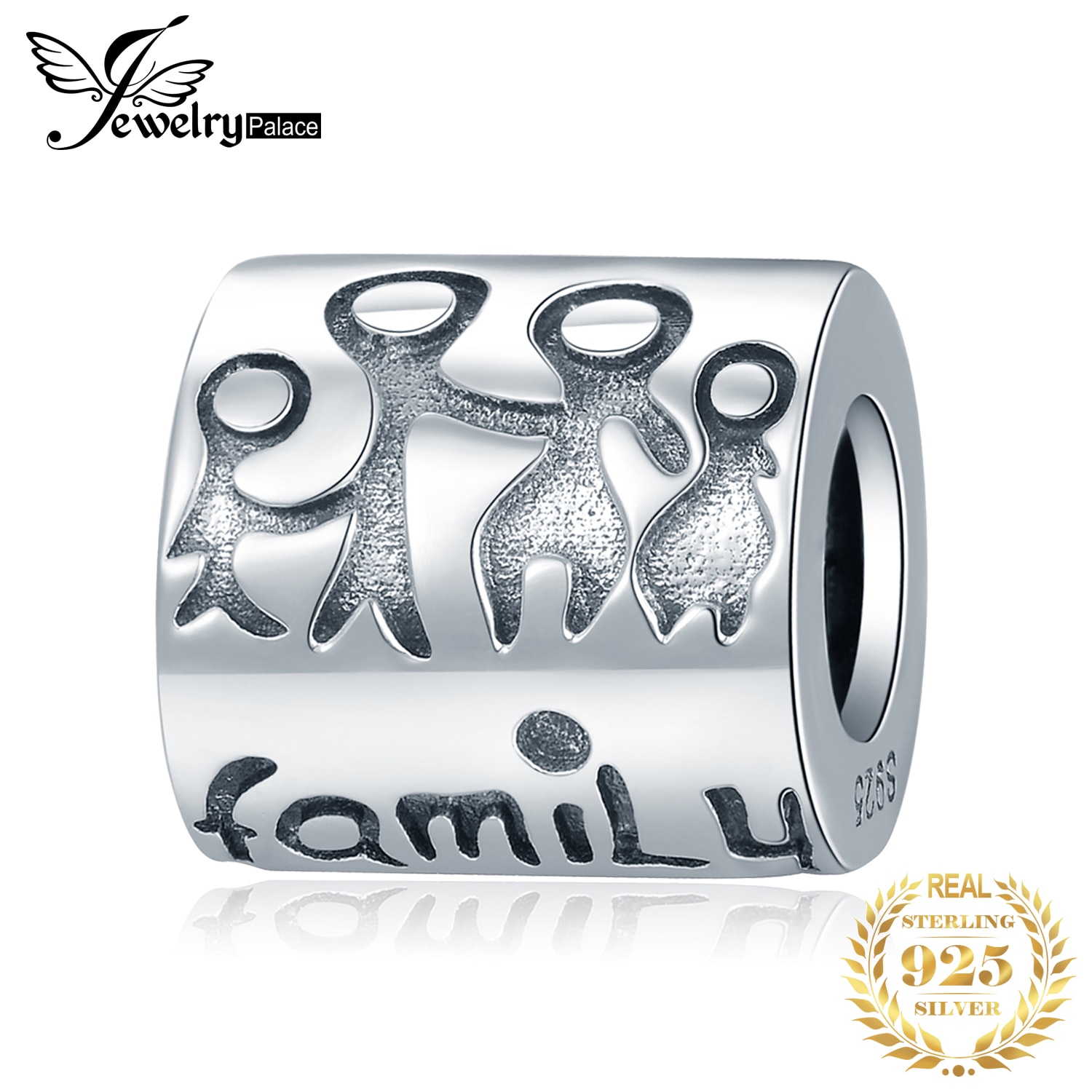 JewelryPalace Family 925 Sterling Silver Beads Charms Silver 925 Original For Bracelet Silver 925 original For Jewelry Making