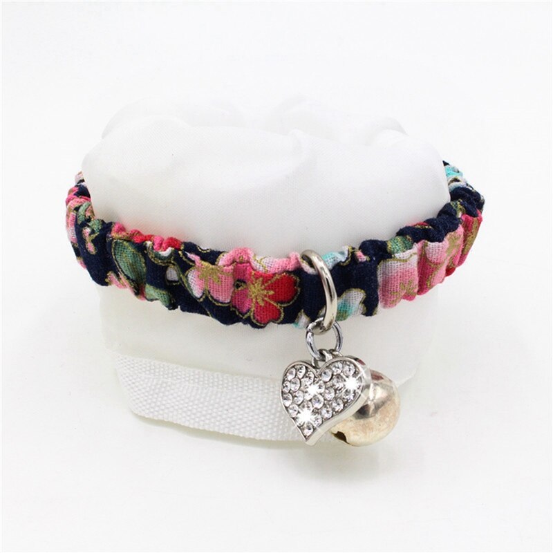 Cat Collar Adjustable Collars with Bell for Cats Handmade Bells Collars Kitten Necktie Necklace Pet Cat Accessories Products