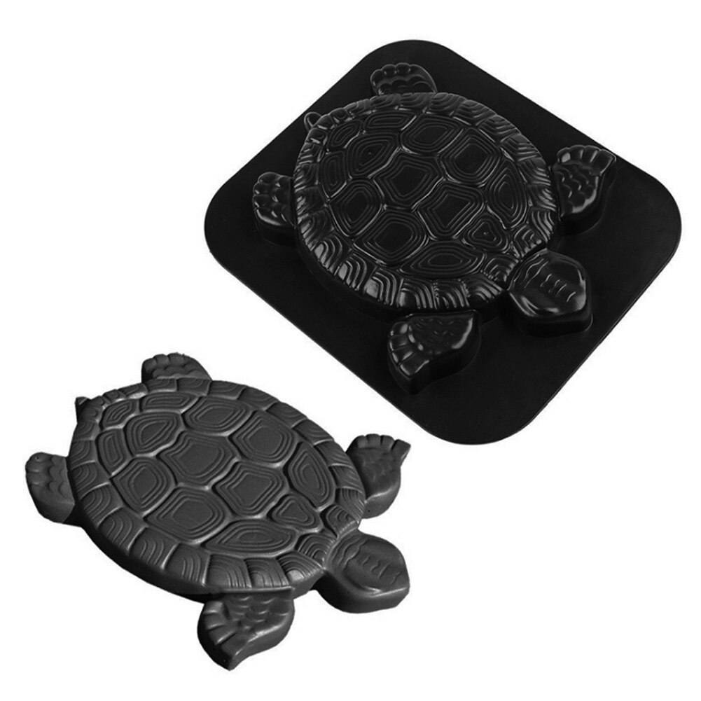 Turtle Shape Plastic Path Mold Manually Concrete Cement Stepping Stone Mould Road Making Tool Paving Molds for Garden Decor