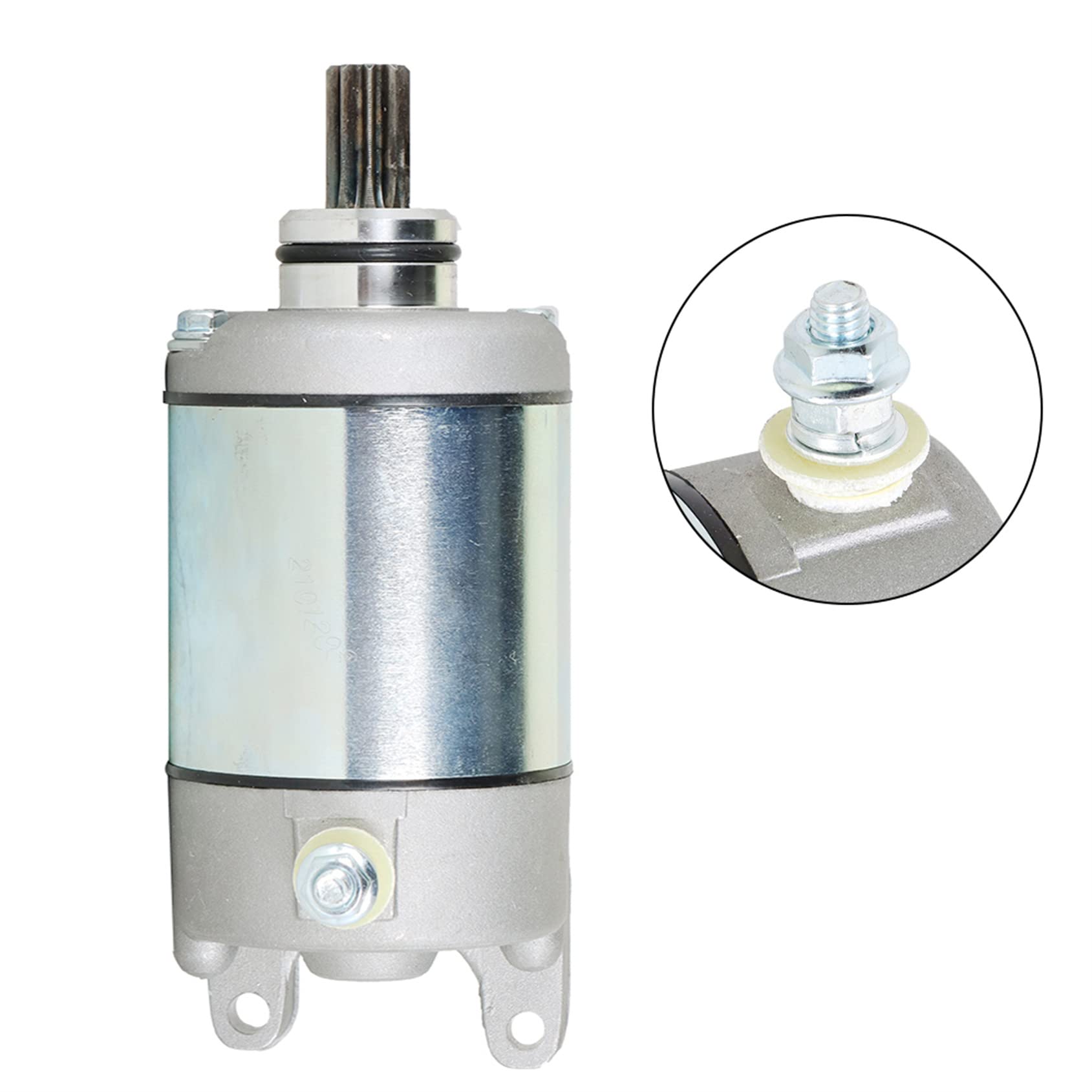 3088069 Starter Motor for 2003-2007 Polaris 500 Predator Outlaw IRS 500CC Replacement ME3307-NA RS41242 71-26-18647: Default Title