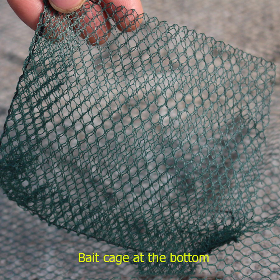 60 x 60cm 80 x 80cm firkantet fiskelandingsnetfældenet til fangst af rejekrabbe små fiskegarn fiskeredskab