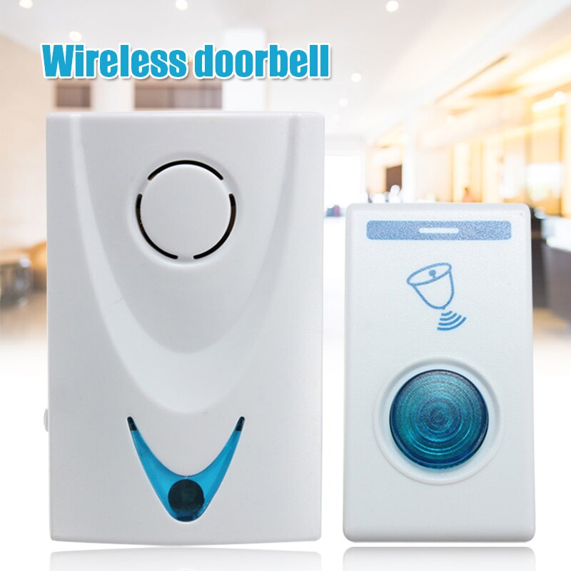 Doorbell Wireless Anti-Interference Wall Mounted Home Door Ring Bell Security Access Control System LHB99: Default Title