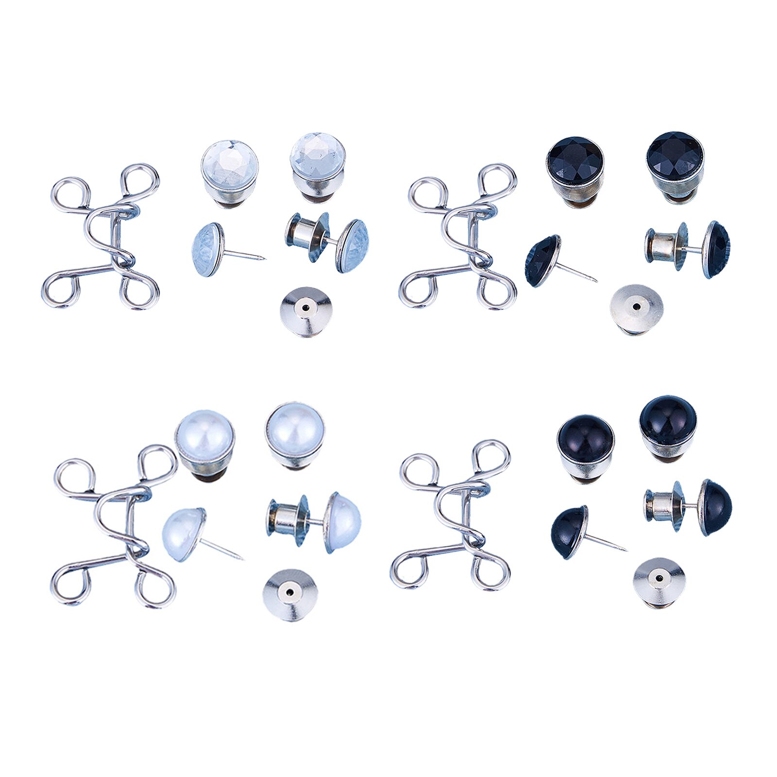 Sewing Hooks and Eyes Closure Nail-free Buttons Clothing Pants Clothing Trousers Skirt Waist Buckle Jacket Coats Craft Project