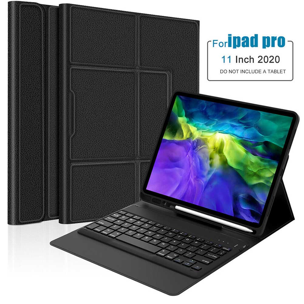 Keyboard for iPad Pro 11 Inch Cover Bluetooth Keyboard Auto Wake Sleep Tablet Case for iPad Pro 11 With Pencil Holder