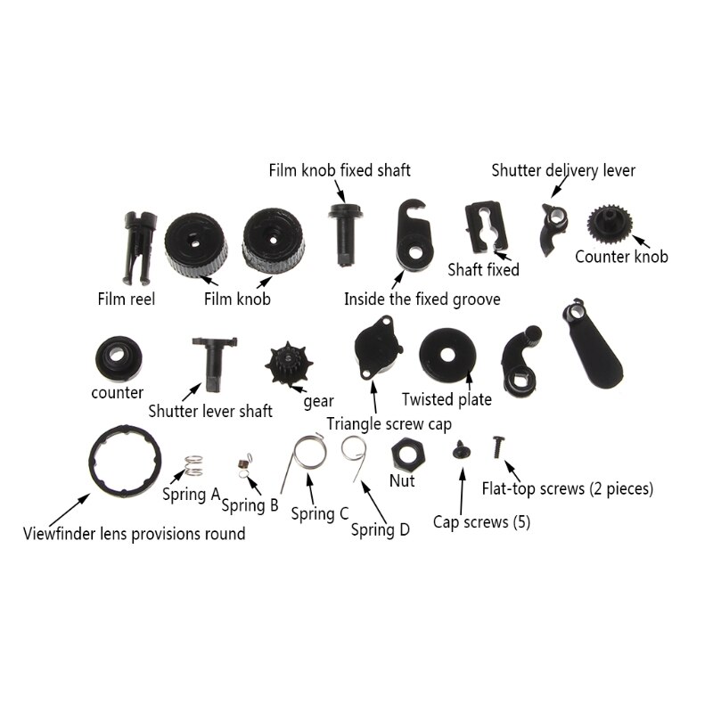 LOMO DIY Dual Lens Reflex Camera Retro Classic TLR 35mm Twins Photo Play Hobby