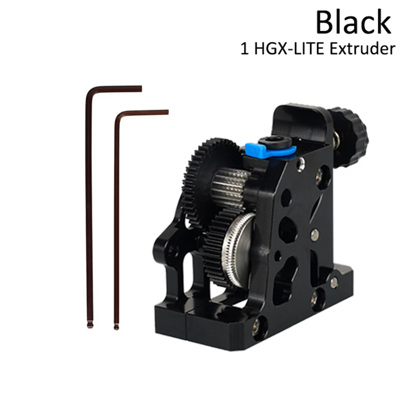 HGX LITE Estrusore Doppio Ingranaggio Estrusore Riduttore in Acciaio Duro Motore Ad Alta Velocità Parti Della Stampante 3D per CR10 CR 10S Ender3 V2 VORON: Blu