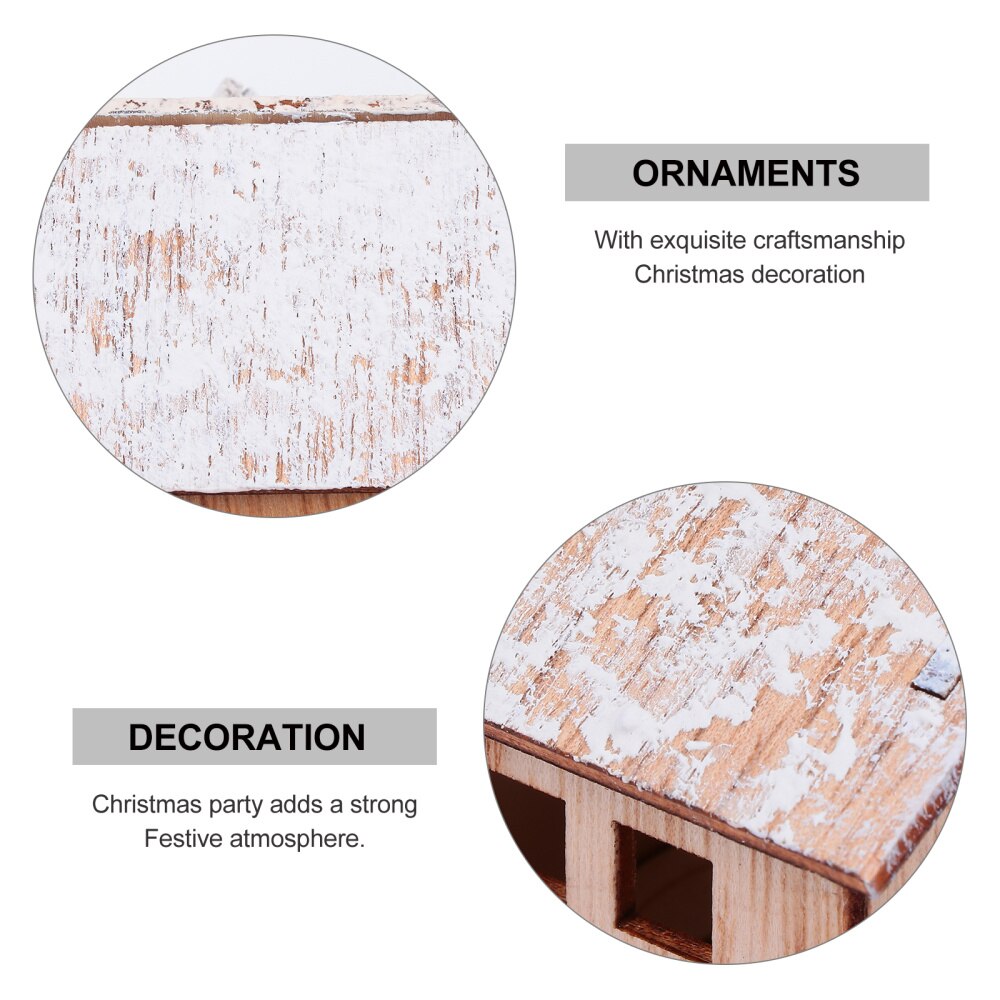 1 Pc Duurzaam Creatieve Decoratieve Opknoping Hanger Houten Ornament Voor Kantoor Winkel Thuis Mall