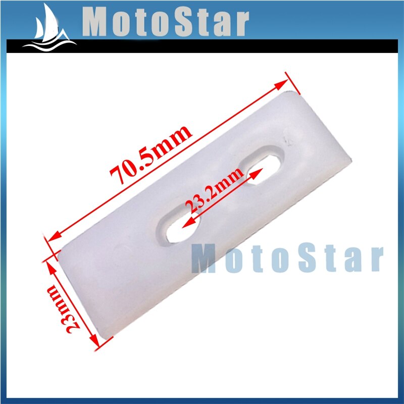 Top Mounted Rear Swingarm Chain Slider Guide Guard For CRF KLX SDG SSR BBR Pitster Thumpstar XR Lifan YX Pit Dirt Motor Bike