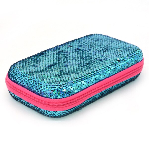 Sequin Pencil Case Estuche Escolar Kalemlik Trousse Scolaire Stylo Sequin Pencilcase Box Utiles Escolares Cute Pen Case Astuccio: Rainbow