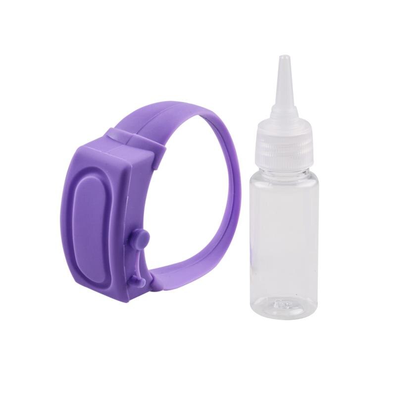 Portable Wristband Hand Dispenser Hand Sanitizer Dispensing Silica gel Wearable Dispenser Pumps Disinfecta Wristbands Hand Band: M