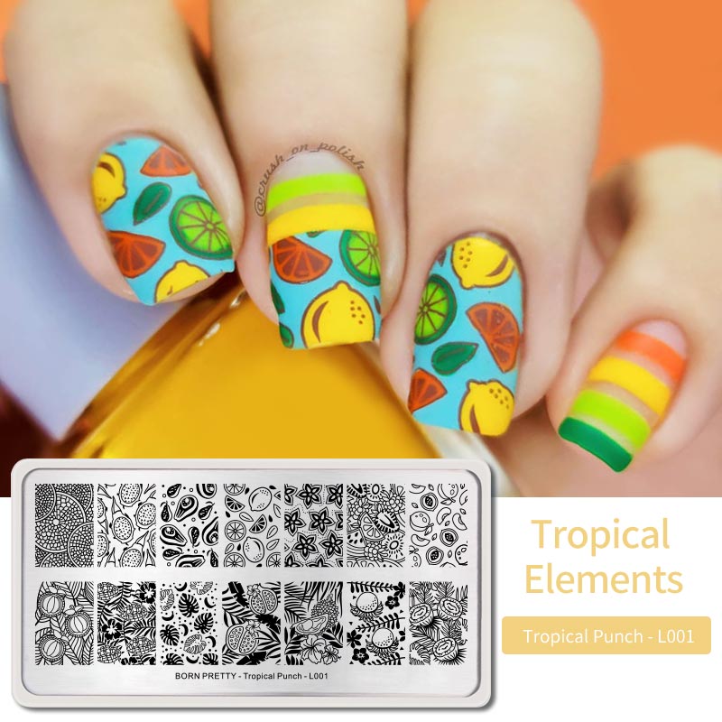 Né joli Nail Art estampage plaques timbre modèle marbre Texture motif Nail Art bricolage Image plaques outils d'impression