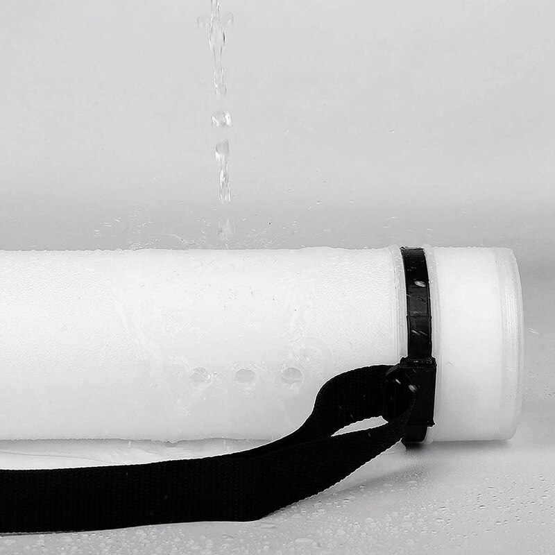 Retractable Poster Tube Shoulder Strap and Handle Portable Durable Round Storage Box