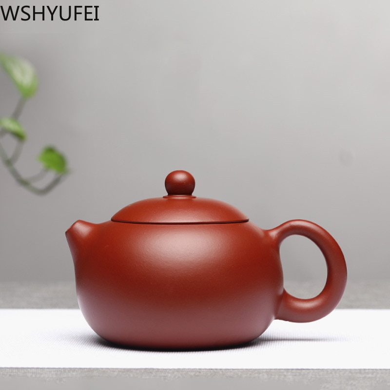 Chinese Yixing Thee Pot Paarse Klei Xishi Theepot Thee Zetgroep Beauty Waterkoker Handgemaakte Dahongpao Theewaar Thee Ceremony Supplies 180Ml