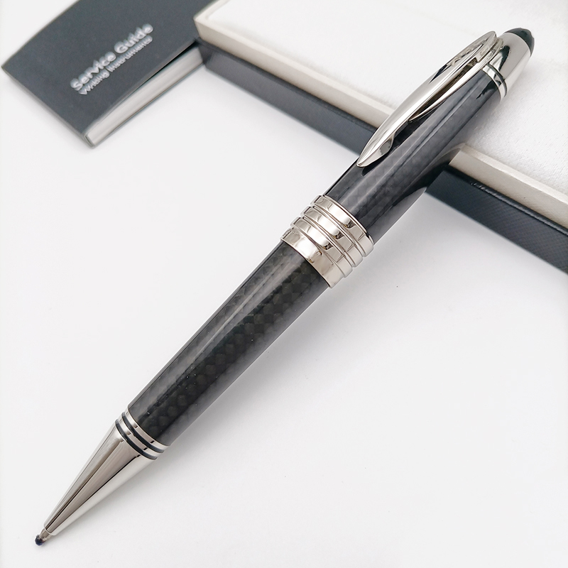 John Kennedy Carbon Fiber Rollerball Ballpoint pen Dark Blue Fountain Pen Writing Stationery with JFK Clip: Red / Multi-Colored