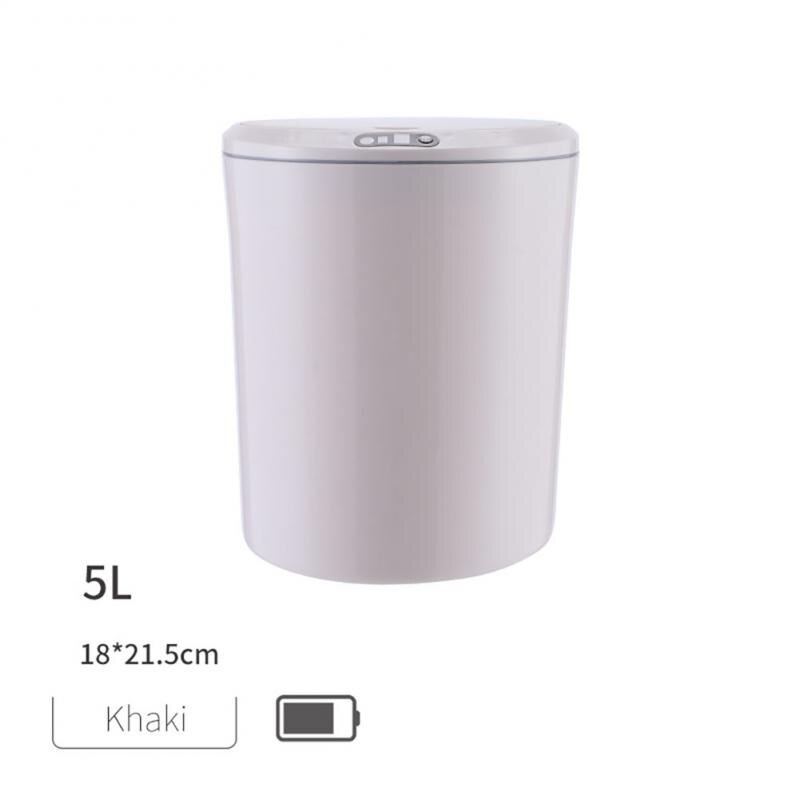 3/5L Mini Auto Desktop Vuilnisbak Prullenbak Keuken Badkamer Prullenbak Automatische Sensor Afvalbak Smart Kleine Prullenbak thuis: 08rechargeable