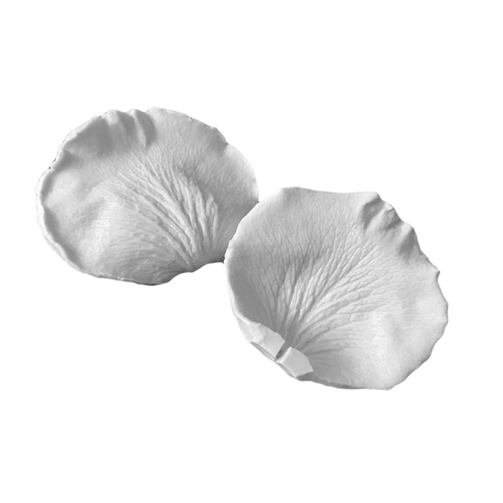 2 stk silikonkake blomsterform bakegodteriform rose blomst fondant pasta sjokolade kronbladsform dekorasjonsverktøy