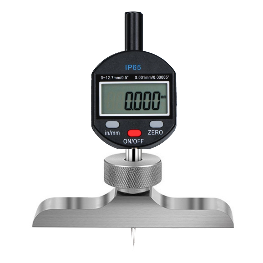 High precision micrometer Digital indicator depth gauge depth measuring instrument with cylindrical base T-bracket
