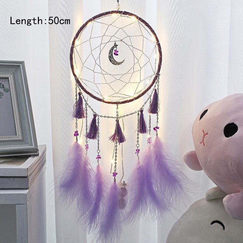 Attrape-rêve pour fille, carillons suspendus pour la maison, chambre d&#39;enfant, décoration de chambre de bébé, accessoires esthétiques: 11
