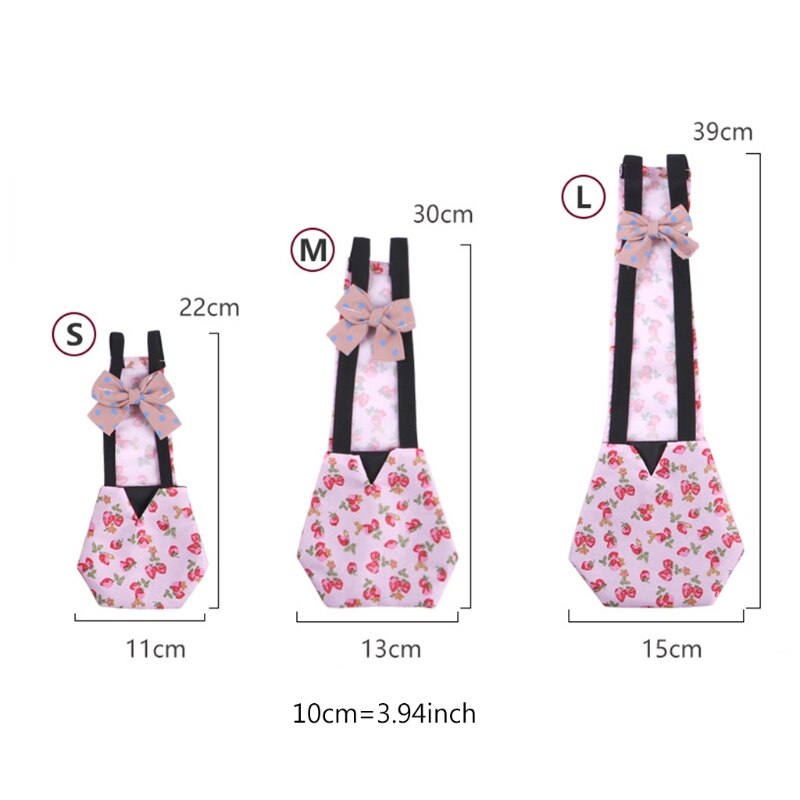 E8BD Adjustable Chicken Diaper for Pet Duck Goose Pigeon Washable Poultry Nappies Hens Clothes with Pretty Bow Reusable