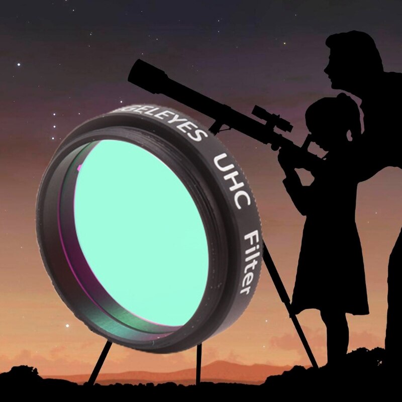 M4YD Telescope Filter 1.25 inches UHC Filter Astrophotography to Improve The Image Contrast Reduces Light Pollution
