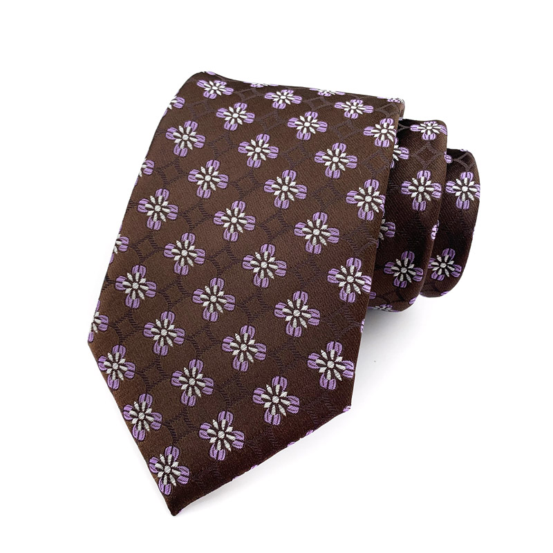Corbata de lujo de 8CM para hombre, corbatas a cuadros de lunares para hombre, novio, padrino de boda, tejido Jacquard, Ascot, accesorios formales para de negocios: Multicolor
