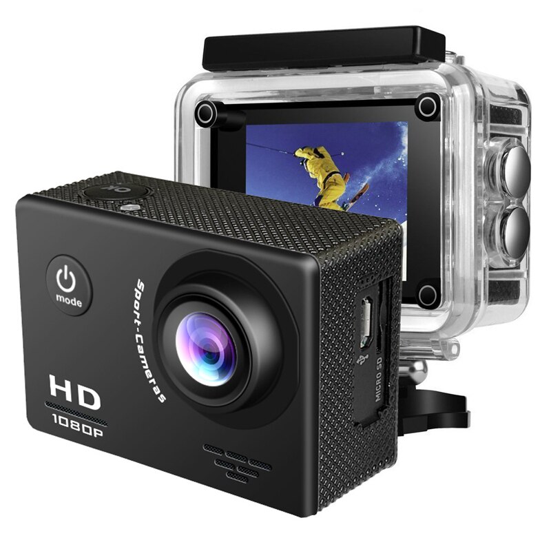 Full Hd 1080P Actie Camera 2.0 ''Lcd 12MP 1080P Sport Camera 170D Onderwater Gaan Waterdicht Pro Sport video Opname Camera Dv