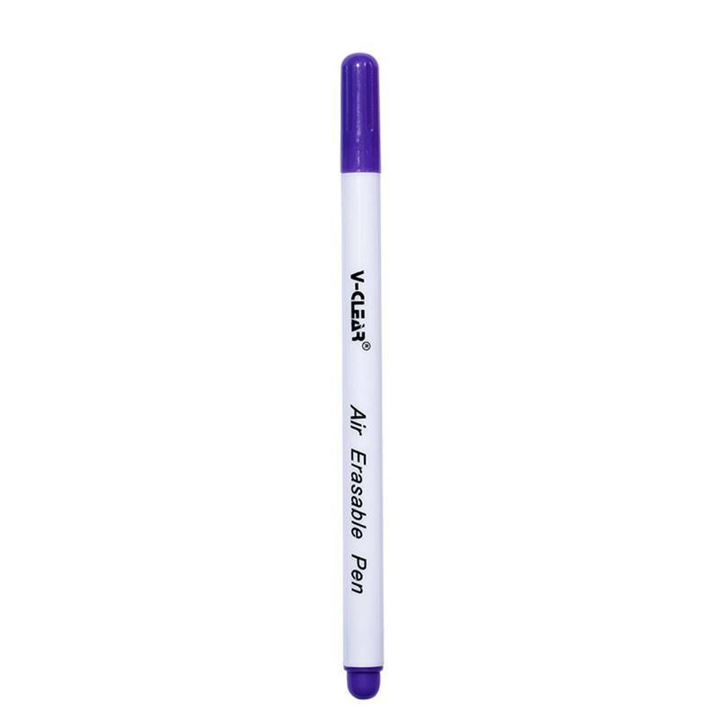 Fabric Marker Water Soluble Pen Single Head Washing Pen Multi-solor Erasable Ink Vanishing DIY Optional For Clothing Painti V5K9: Purple