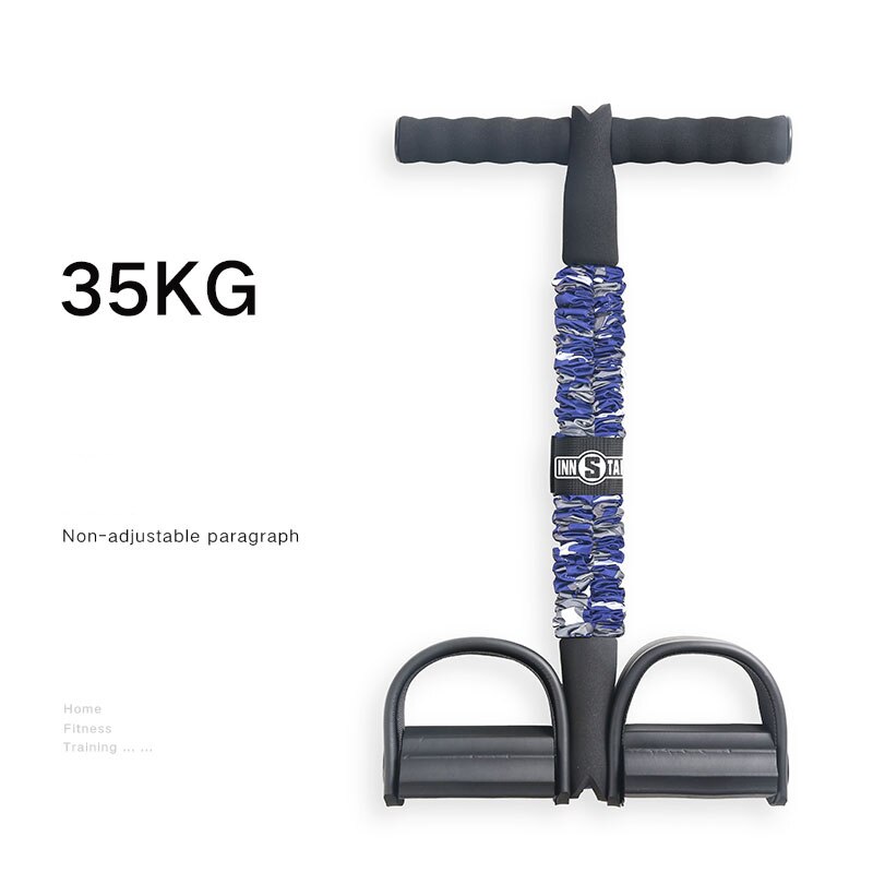 Adjustable Multipurpose Sit-Up Situp Abdominal Curl Back Muscle Gym Rubber Latex Resistance Trainer Bands Strength Training: 35kg