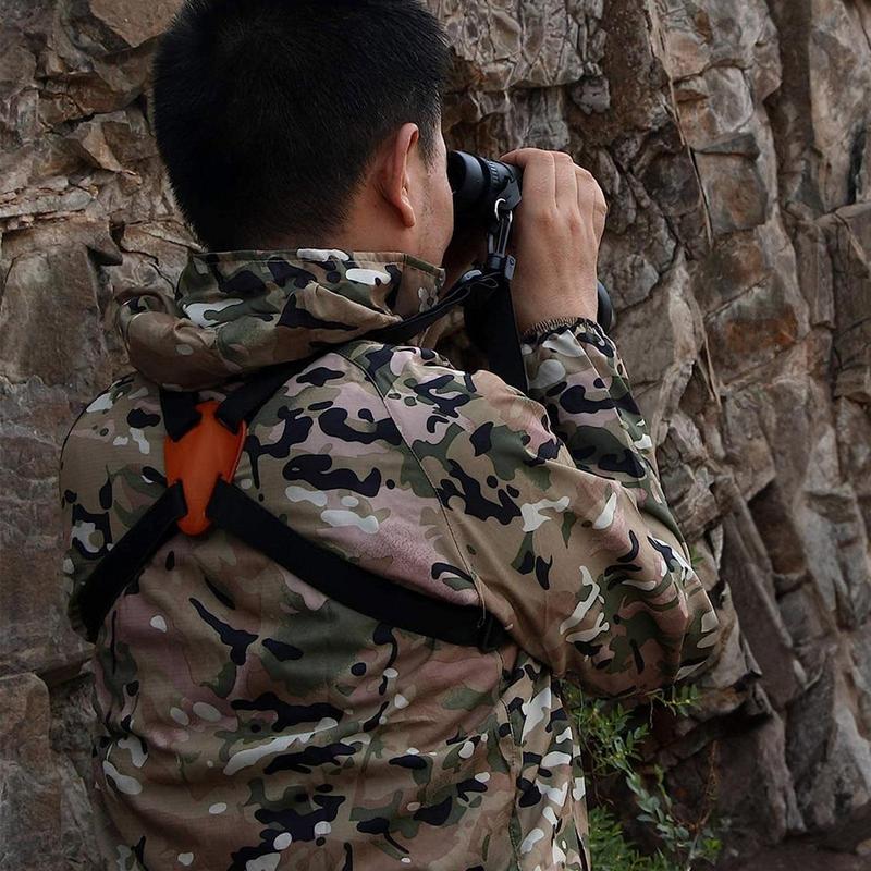 Universal Binoculars X-Shaped Harness Strap Shoulder Straps Dua l Camera Harness Adjustable Shoulder Straps Camera Chest Strap